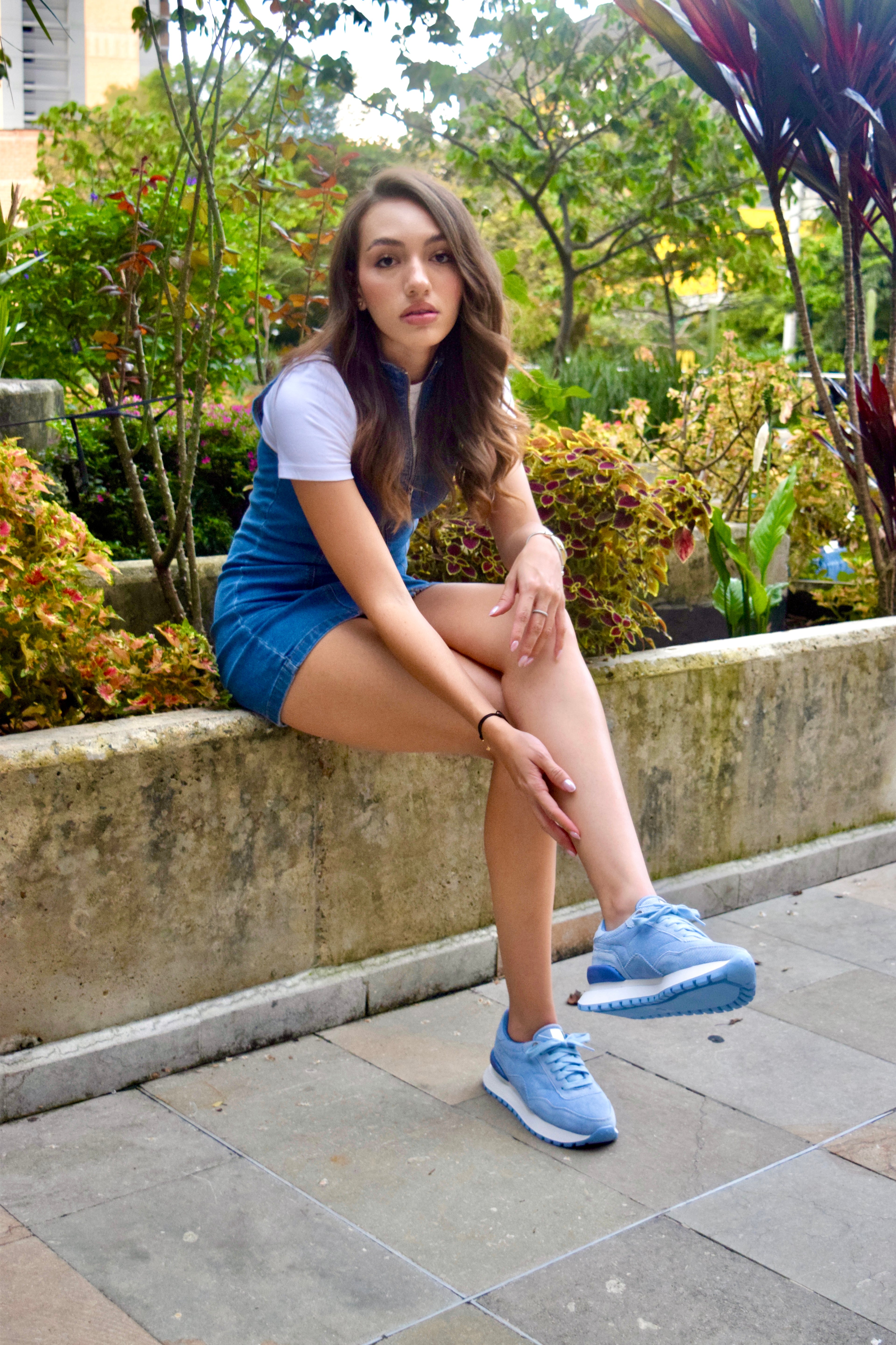 BOOM CORDUROY BABY BLUE TENIS MUJER