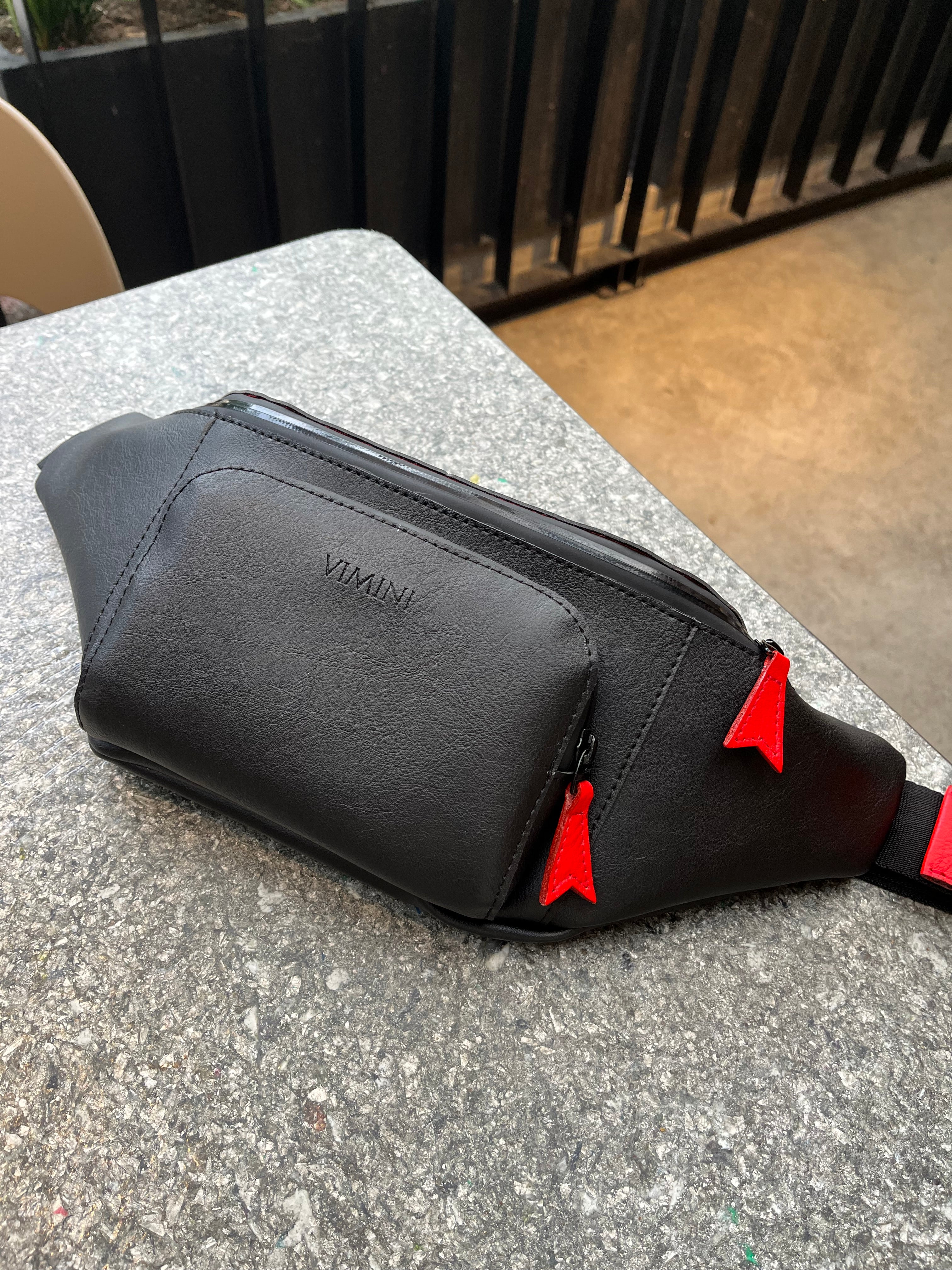 NINJA BAG RIÑONERA NEGRA