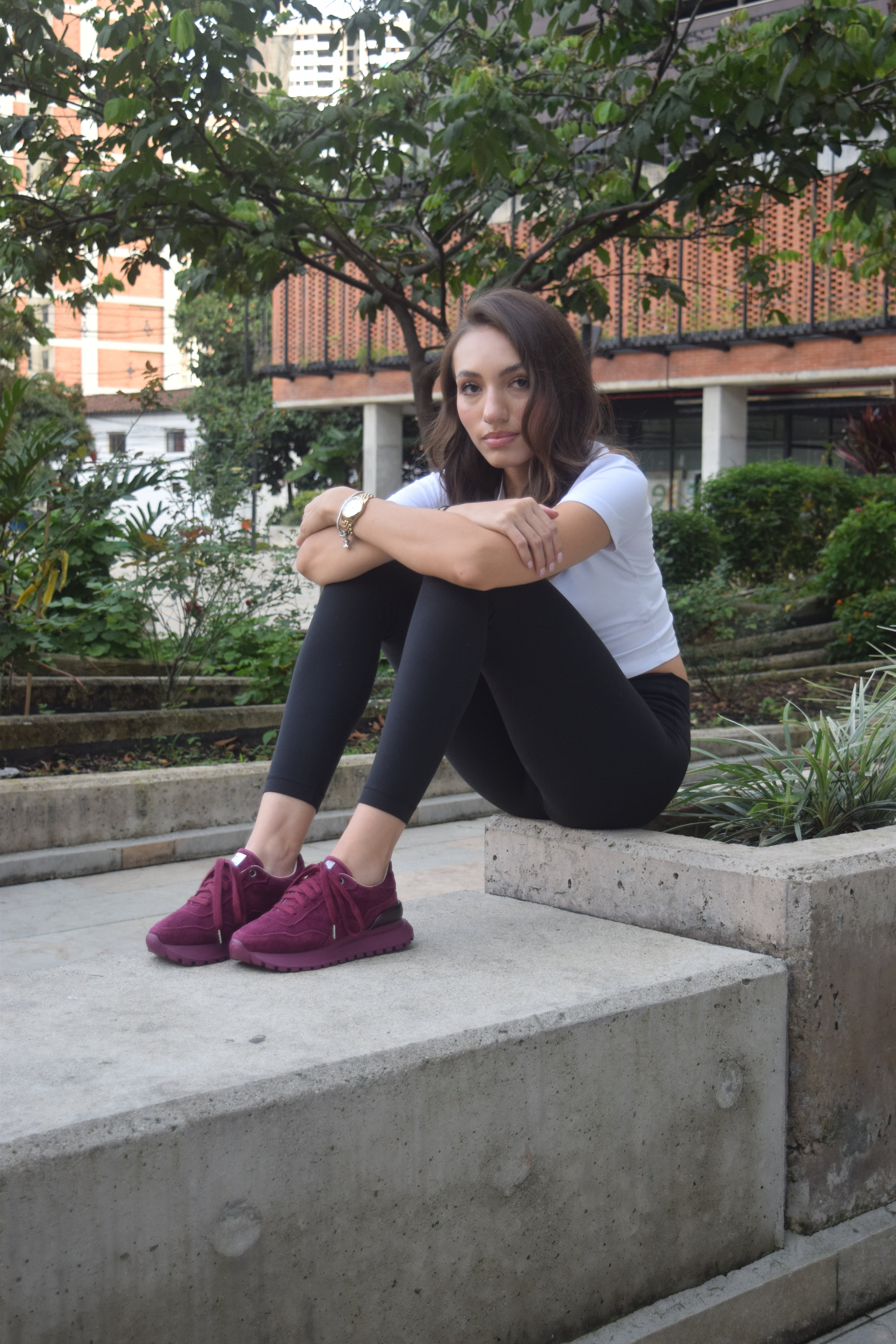 BOOM CORDUROY VINOTINTO TENIS MUJER