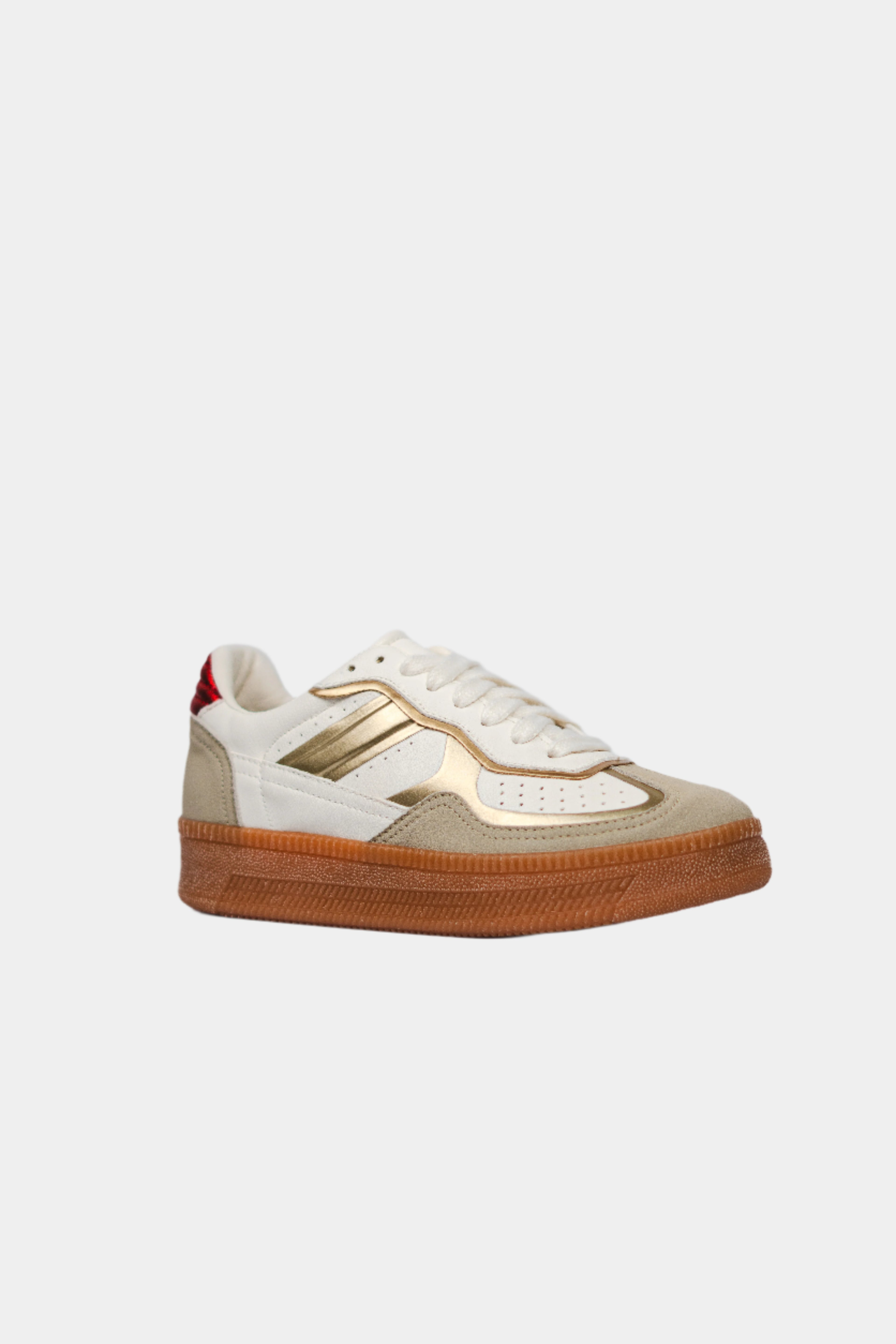 ATLAS TENIS BLANCO / DORADO / ROJO