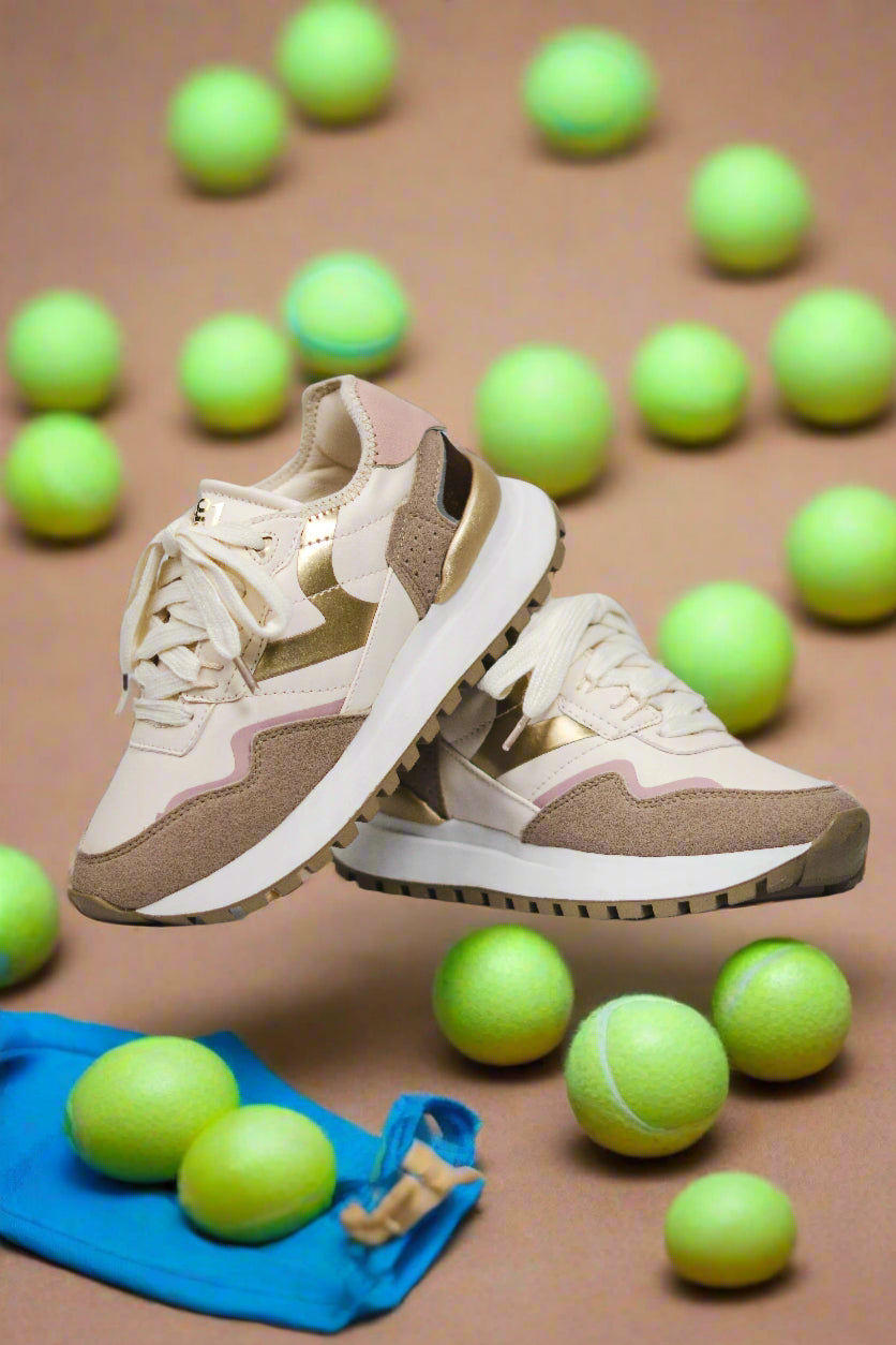 VICTORIA TENIS ORO ROSA