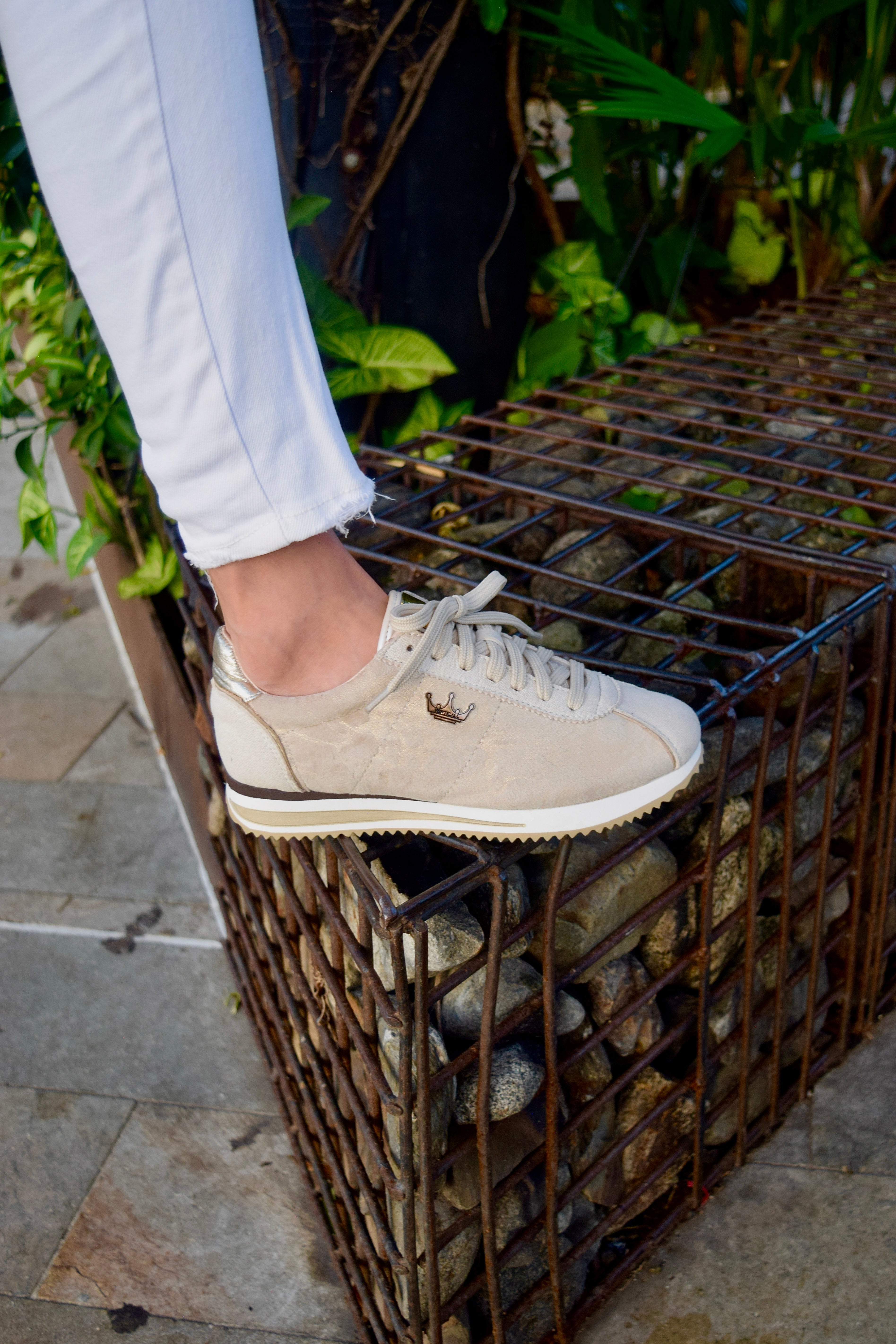 ROMA BEIGE TENIS MUJER