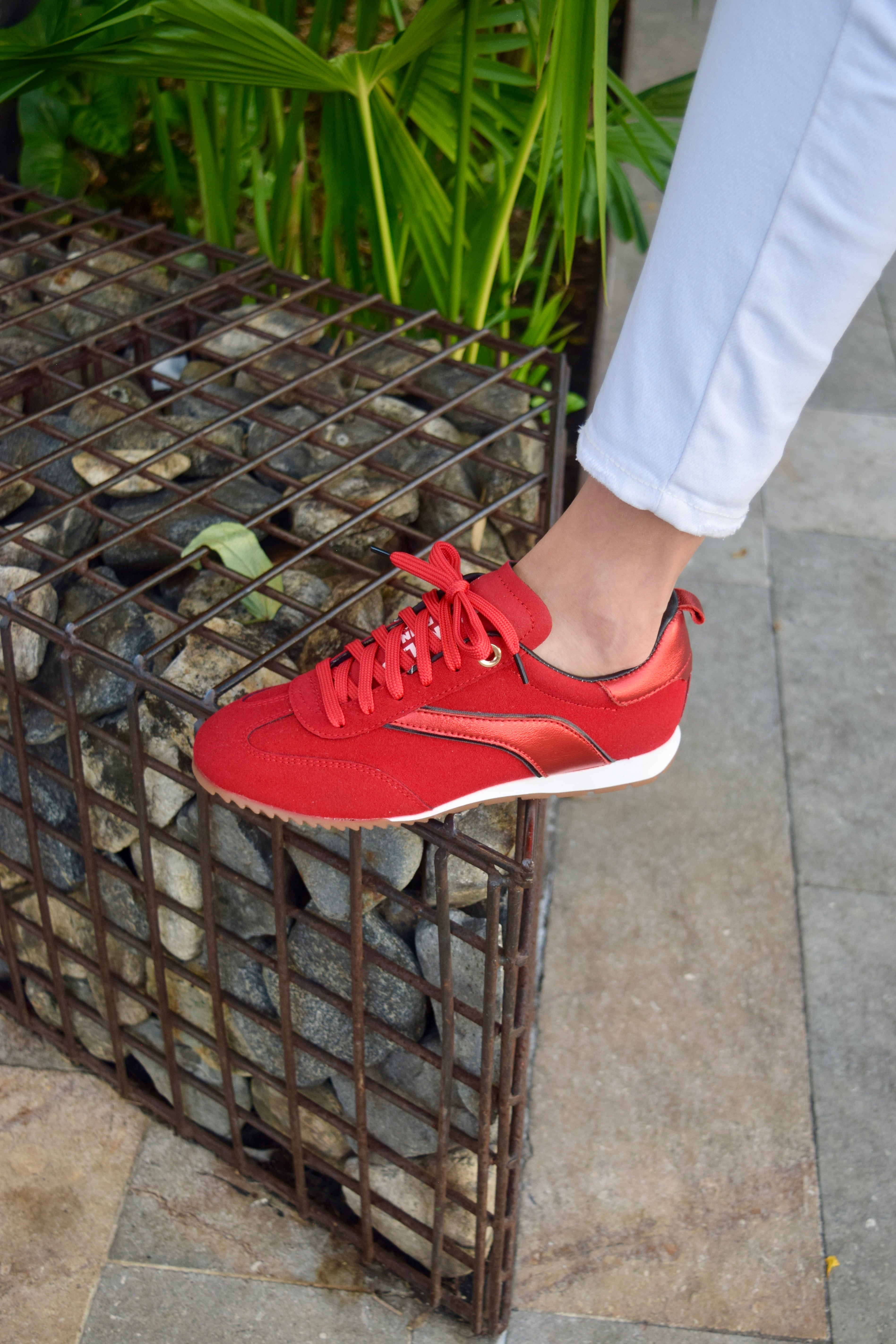 TRAINER ROJO TENIS MUJER