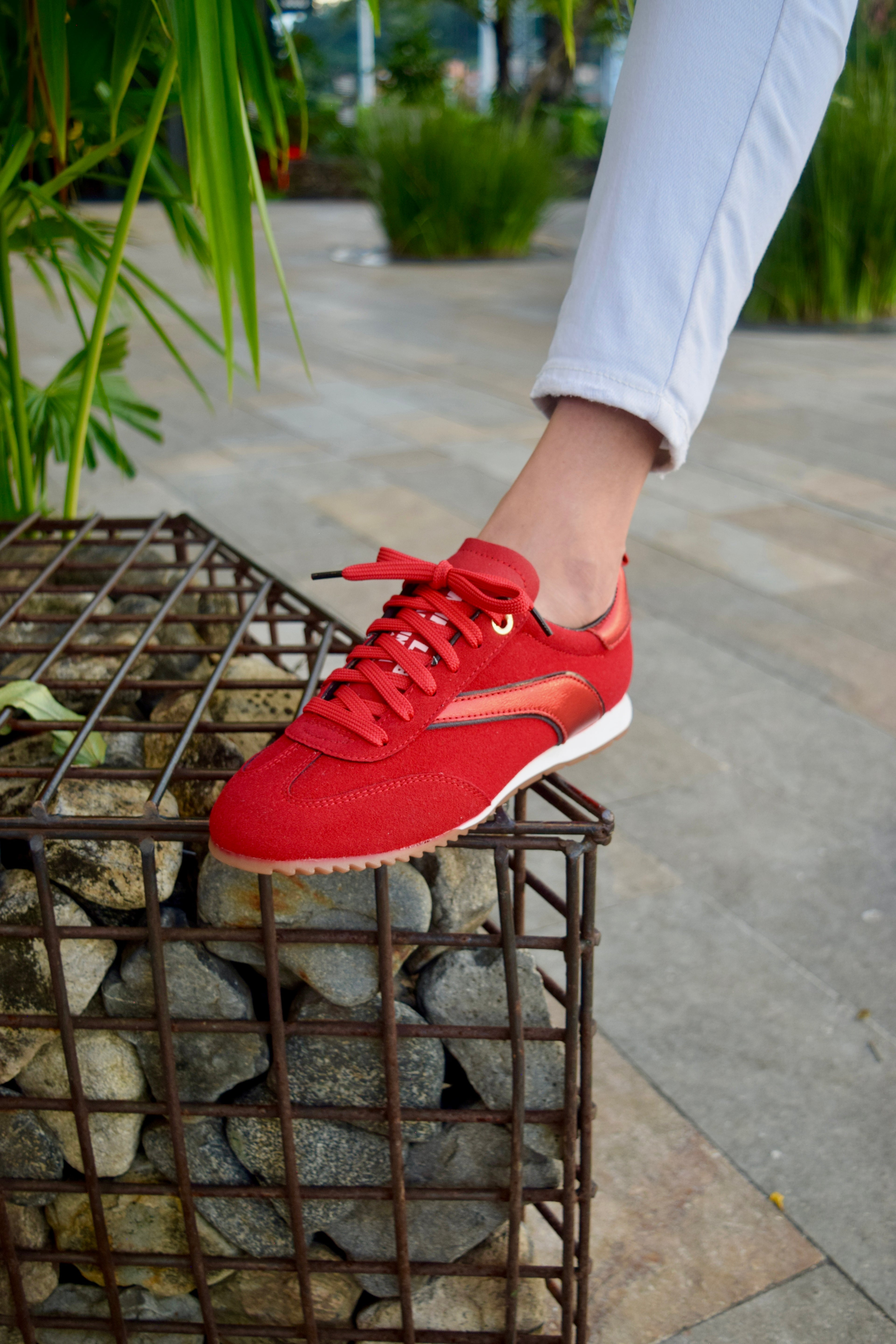 TRAINER ROJO TENIS MUJER