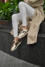 FERGIE LUXE CUERO DORADO / CAFE
