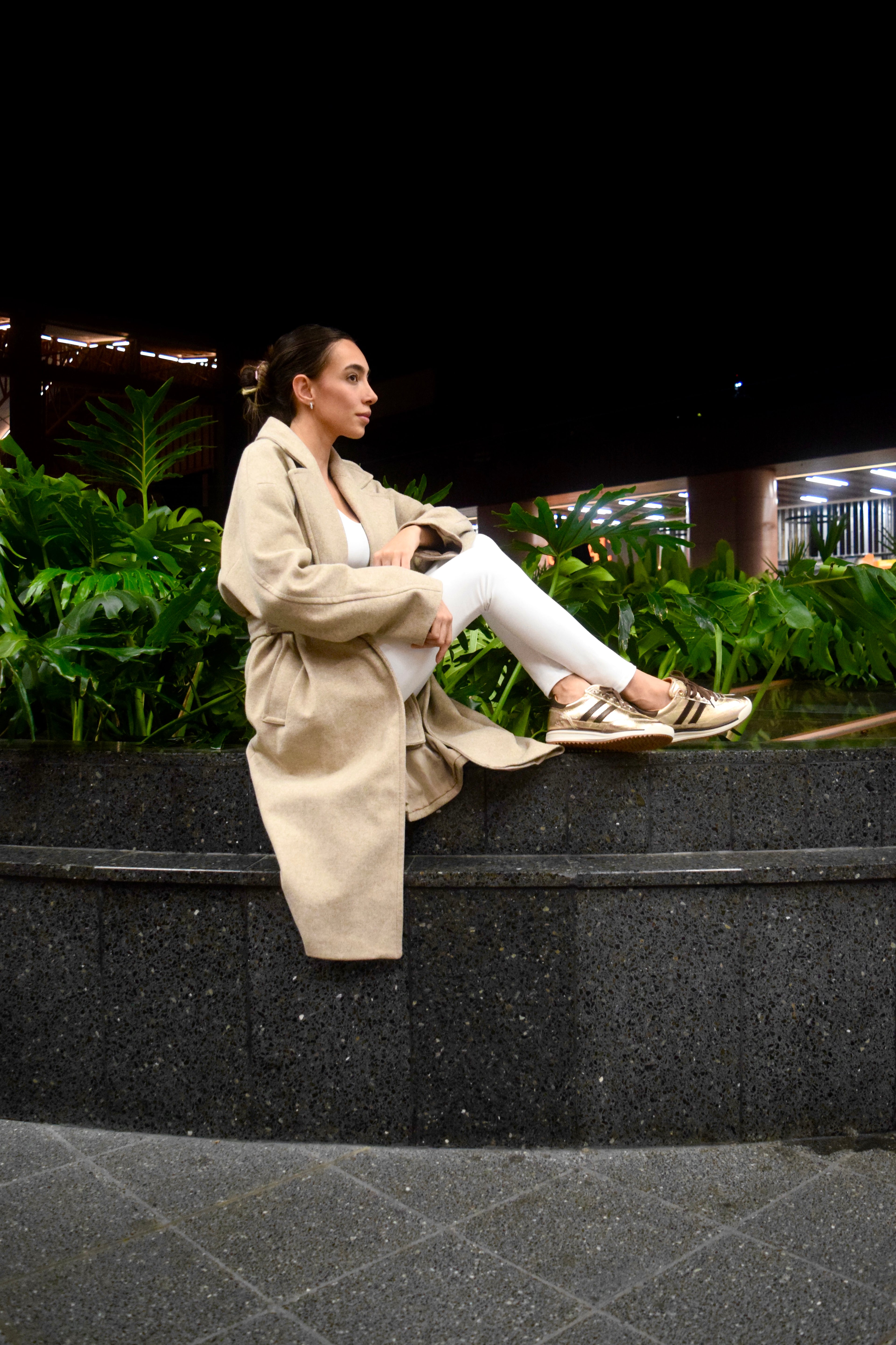 FERGIE LUXE CUERO DORADO / CAFE