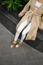 FERGIE LUXE CUERO DORADO / CAFE