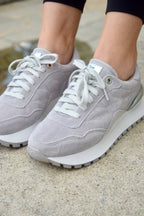 BOOM CORDUROY GRIS RATÓN TENIS MUJER
