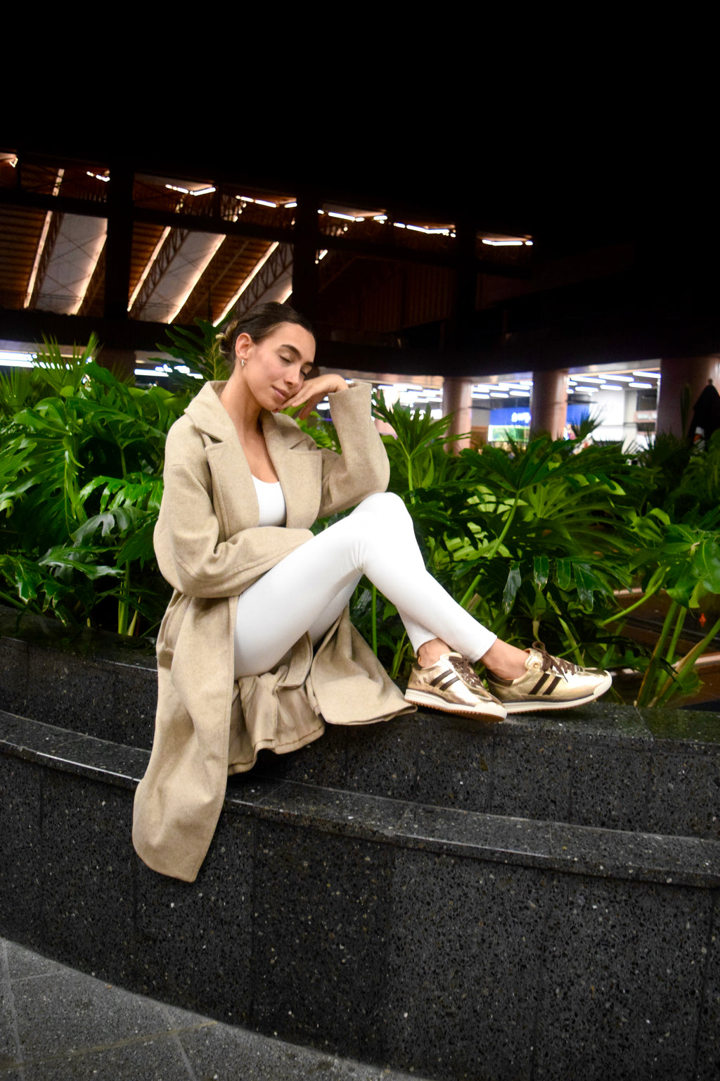 FERGIE LUXE CUERO DORADO / CAFE