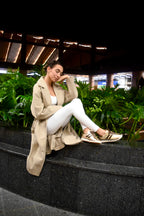 FERGIE LUXE CUERO DORADO / CAFE