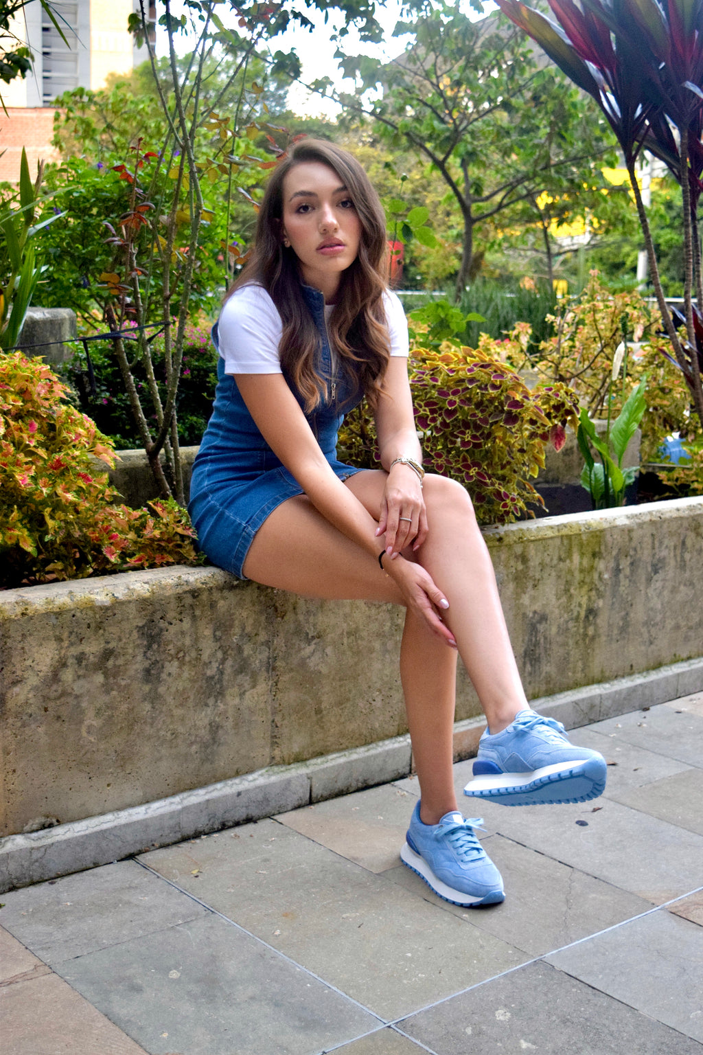 BOOM CORDUROY BABY BLUE TENIS MUJER