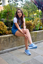 BOOM CORDUROY BABY BLUE TENIS MUJER