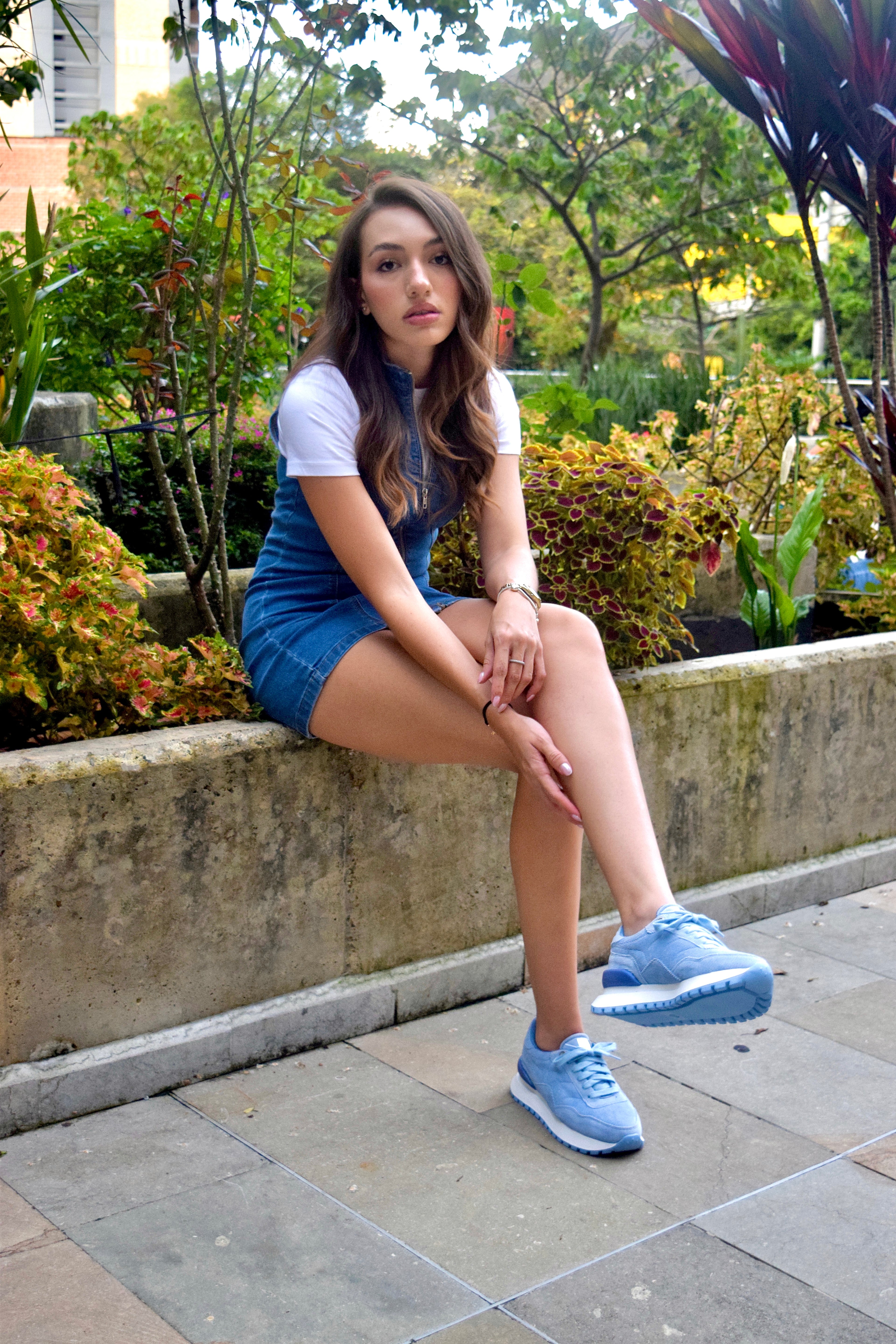 BOOM CORDUROY BABY BLUE TENIS MUJER