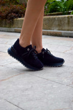 BOOM CORDUROY NEGRO TENIS MUJER