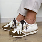 JAPAN BLANCO CON CAFÉ TENIS MUJER