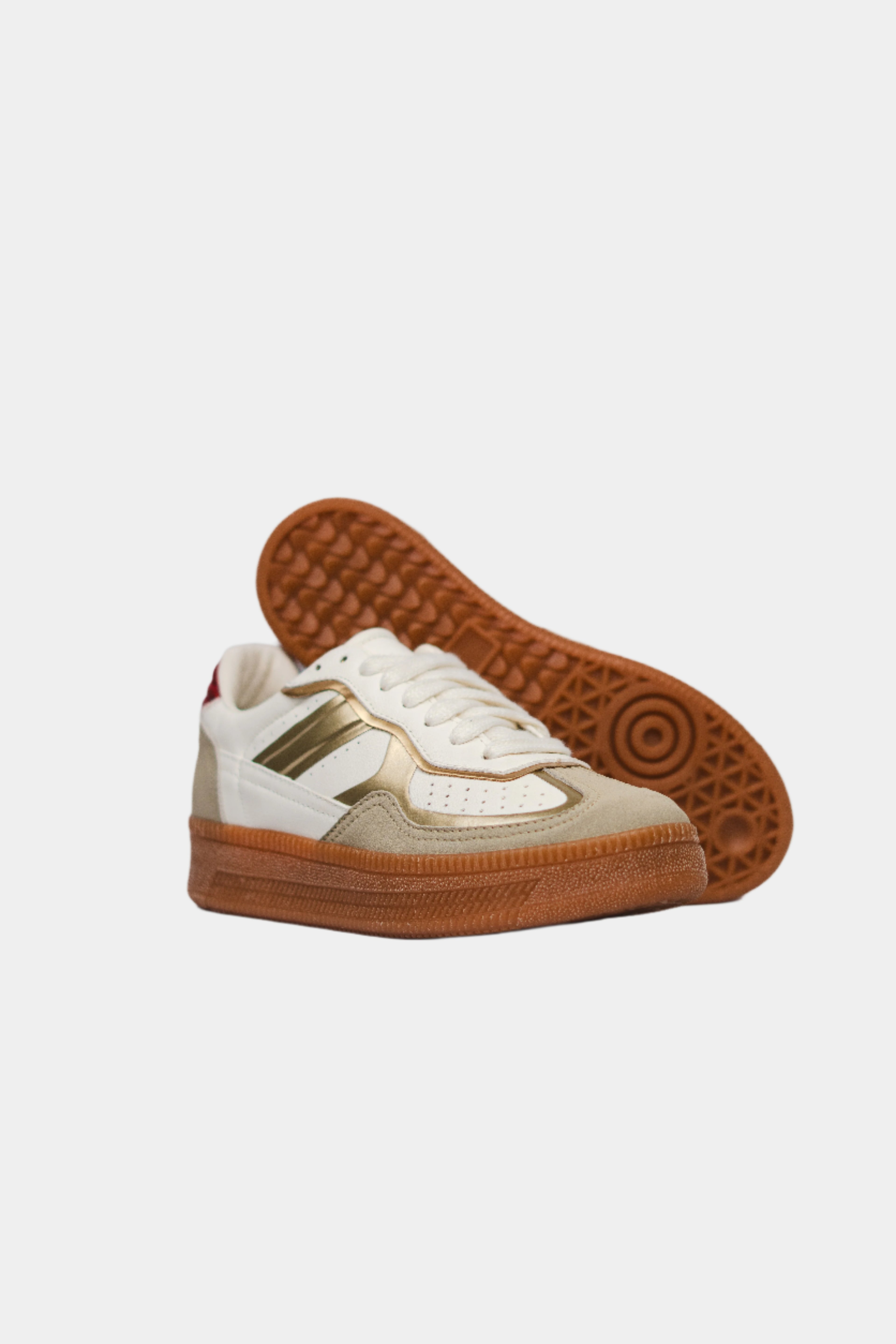 ATLAS TENIS BLANCO / DORADO / ROJO