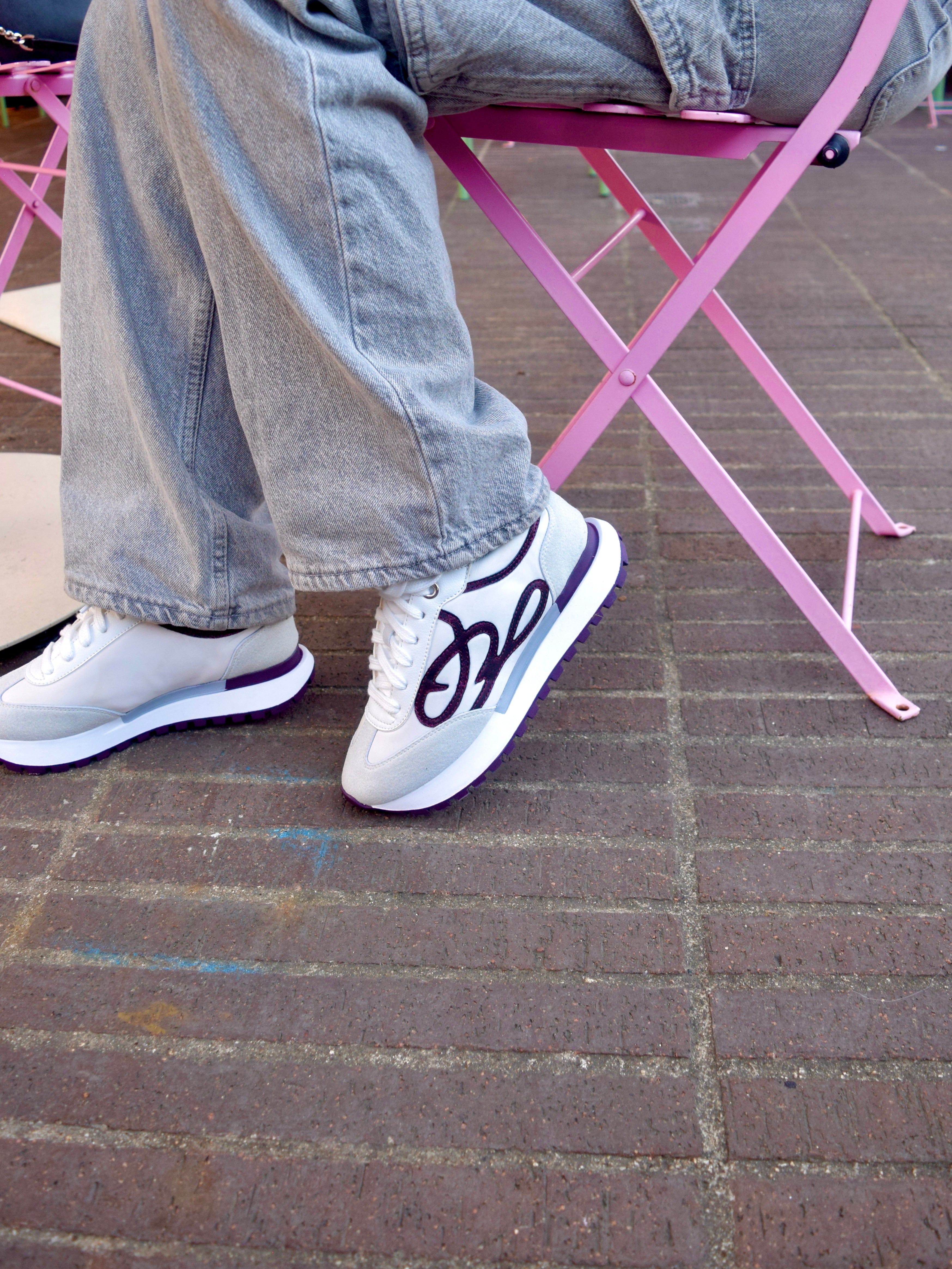 GALAXY CREMA / VINOTINTO TENIS MUJER