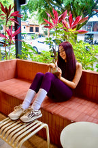 GALAXY CREMA / VINOTINTO TENIS MUJER