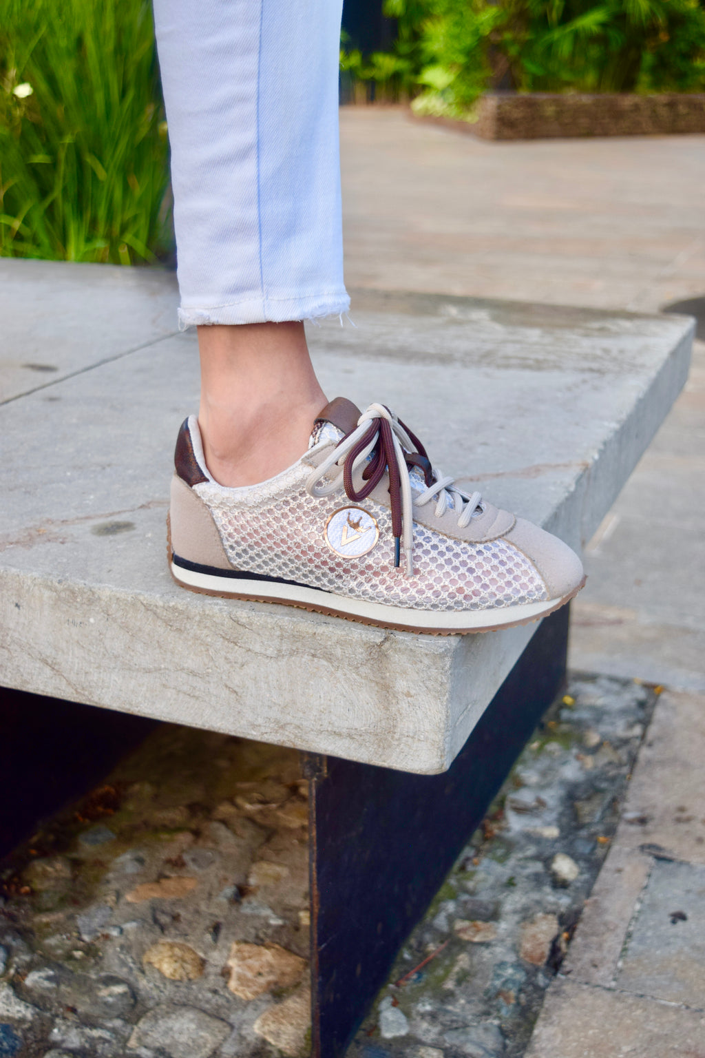 AFRODITA CREMA TENIS MUJER