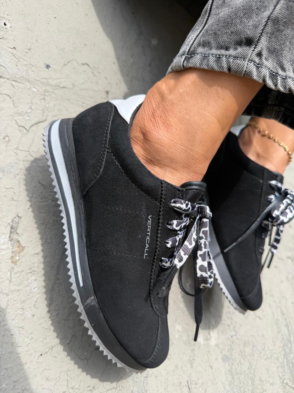 PLUS TENIS MUJER NEGRO