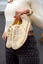 AFRODITA AMARILLO MANTEQUILLA TENIS MUJER