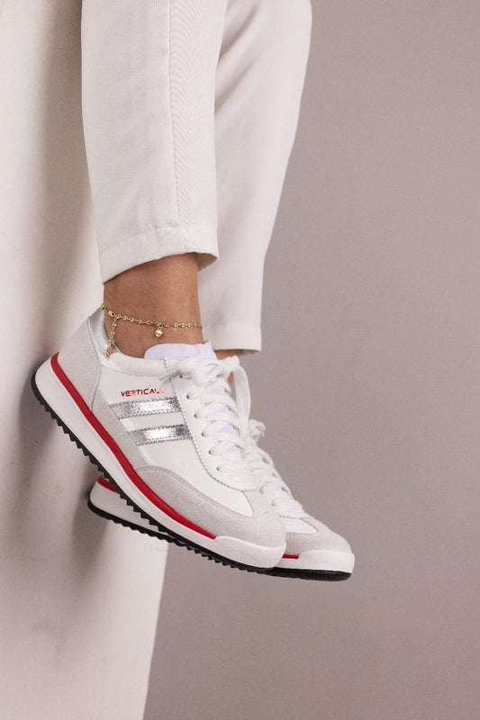 FERGIE TENIS MUJER BLANCO - PLATA